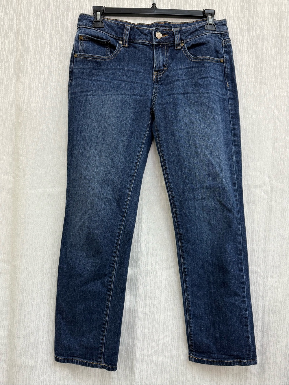 Jennifer Lopez Dark Blue Straight-Leg Jeans